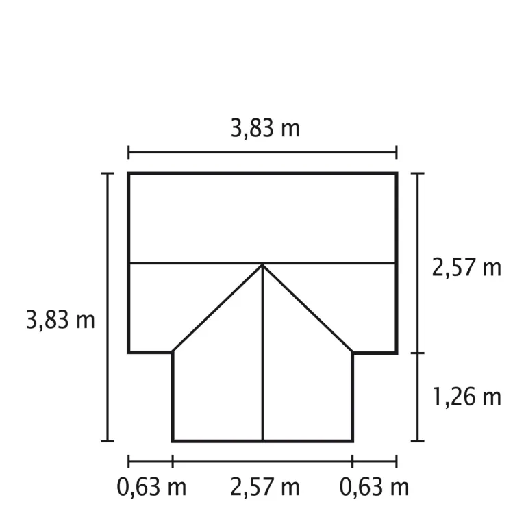 Vitavia Gewächshaus Sirona, smaragd grün, 13 m², 3 mm ESG | Wetterfestes & stabiles Treibhaus | Perfekt für Gemüse & Pflanzen | Robust & langlebig – Bild 3