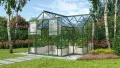 Vitavia Gewächshaus Sirona, smaragd grün, 13 m², 3 mm ESG | Wetterfestes & stabiles Treibhaus | Perfekt für Gemüse & Pflanzen | Robust & langlebig - Thumbnail 1