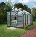 Vitavia Gewächshaus Mars 9900", schwarz, 9,9 m², 6 mm HKP | Wetterfestes & stabiles Treibhaus | Perfekt für Gemüse & Pflanzen | Robust & langlebig - Thumbnail 2