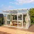 Vitavia Gewächshaus Aphrodite 7800", Aluminium eloxiert, 7,8 m², 3 mm ESG, 10 mm HKP | Wetterfestes & stabiles Treibhaus | Perfekt für Gemüse & Pflanzen | Robust & langlebig - Thumbnail 7