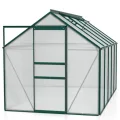 Vitavia Gewächshaus Venus 6200", smaragd grün, 6,2 m², 6 mm HKP | Wetterfestes & stabiles Treibhaus | Perfekt für Gemüse & Pflanzen | Robust & langlebig - Thumbnail 1