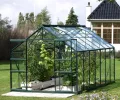 Vitavia Gewächshaus Mars 11500", smaragd grün, 11,5 m², 3 mm ESG | Wetterfestes & stabiles Treibhaus | Perfekt für Gemüse & Pflanzen | Robust & langlebig - Thumbnail 5