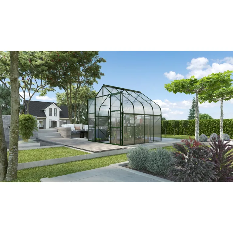 Vitavia Gewächshaus Diana 8300", Aluminium eloxiert, 8,3 m², 3 mm ESG | Wetterfestes & stabiles Treibhaus | Perfekt für Gemüse & Pflanzen | Robust & langlebig – Bild 5