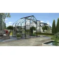 Vitavia Gewächshaus Diana 8300", Aluminium eloxiert, 8,3 m², 3 mm ESG | Wetterfestes & stabiles Treibhaus | Perfekt für Gemüse & Pflanzen | Robust & langlebig - Thumbnail 9