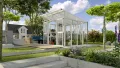 Vitavia Gewächshaus Aphrodite 7800", weiß, 7,8 m², 10 mm HKP | Wetterfestes & stabiles Treibhaus | Perfekt für Gemüse & Pflanzen | Robust & langlebig - Thumbnail 6