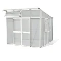 Vitavia Gewächshaus Aphrodite 7800", weiß, 7,8 m², 10 mm HKP | Wetterfestes & stabiles Treibhaus | Perfekt für Gemüse & Pflanzen | Robust & langlebig - Thumbnail 10