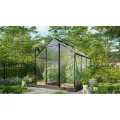 Vitavia Gewächshaus Marley inkl. Ready2Grow Zubehör-Set, schwarz, 3,8 m², 6 mm HKP | Wetterfestes & stabiles Treibhaus | Perfekt für Gemüse & Pflanzen | Robust & langlebig - Thumbnail 1