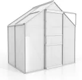 Vitavia Gewächshaus Comet 2500", Aluminium, 2,5 m², 4 mm HKP | Wetterfestes & stabiles Treibhaus | Perfekt für Gemüse & Pflanzen | Robust & langlebig - Thumbnail 3