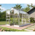 Vitavia Gewächshaus Eris 2500, schwarz, 2,5 m², 3 mm ESG | Wetterfestes & stabiles Treibhaus | Perfekt für Gemüse & Pflanzen | Robust & langlebig - Thumbnail 8