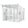 Vitavia Gewächshaus Aphrodite 7800", weiß, 7,8 m², 3 mm ESG, 10 mm HKP | Wetterfestes & stabiles Treibhaus | Perfekt für Gemüse & Pflanzen | Robust & langlebig - Thumbnail 3