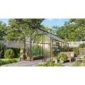 Vitavia Gewächshaus Jamaika inkl. Ready2Grow Zubehör-Set, smaragd grün, 11,5 m², 6 mm HKP | Wetterfestes & stabiles Treibhaus | Perfekt für Gemüse & Pflanzen | Robust & langlebig - Thumbnail 4