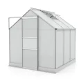 Vitavia Gewächshaus Apollo 3800", Aluminium eloxiert, 3,8 m², 6 mm HKP | Wetterfestes & stabiles Treibhaus | Perfekt für Gemüse & Pflanzen | Robust & langlebig - Thumbnail 1