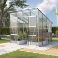 Vitavia Gewächshaus Playa 7600", Aluminium, 7,6 m², 6 mm HKP | Wetterfestes & stabiles Treibhaus | Perfekt für Gemüse & Pflanzen | Robust & langlebig - Thumbnail 1