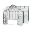 Vitavia Gewächshaus Clarus, Aluminium eloxiert, 13 m², 3 mm ESG | Wetterfestes & stabiles Treibhaus | Perfekt für Gemüse & Pflanzen | Robust & langlebig - Thumbnail 3