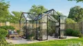 Vitavia Gewächshaus Clarus, Aluminium eloxiert, 13 m², 3 mm ESG | Wetterfestes & stabiles Treibhaus | Perfekt für Gemüse & Pflanzen | Robust & langlebig - Thumbnail 5