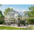 Vitavia Gewächshaus Clarus, Aluminium eloxiert, 13 m², 3 mm ESG | Wetterfestes & stabiles Treibhaus | Perfekt für Gemüse & Pflanzen | Robust & langlebig - Thumbnail 1