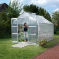 Vitavia Gewächshaus Mars 9900", Aluminium eloxiert, 9,9 m², 6 mm HKP | Wetterfestes & stabiles Treibhaus | Perfekt für Gemüse & Pflanzen | Robust & langlebig - Thumbnail 2
