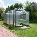 Vitavia Gewächshaus Mars 11500", schwarz, 11,5 m², 6 mm HKP | Wetterfestes & stabiles Treibhaus | Perfekt für Gemüse & Pflanzen | Robust & langlebig - Thumbnail 3