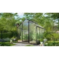 Vitavia Gewächshaus Marley inkl. Ready2Grow Zubehör-Set, schwarz, 6,2 m², 6 mm HKP | Wetterfestes & stabiles Treibhaus | Perfekt für Gemüse & Pflanzen | Robust & langlebig - Thumbnail 5
