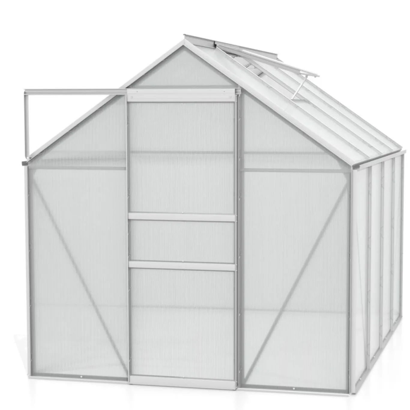 Vitavia Gewächshaus Venus 5000", Aluminium eloxiert, 5,0 m², 6 mm HKP | Wetterfestes & stabiles Treibhaus | Perfekt für Gemüse & Pflanzen | Robust & langlebig - Bild 1