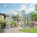 Vitavia Gewächshaus Campus, schwarz, 13m², 3 mm ESG | Wetterfestes & stabiles Treibhaus | Perfekt für Gemüse & Pflanzen | Robust & langlebig - Thumbnail 9