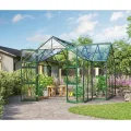 Vitavia Gewächshaus Campus, schwarz, 13m², 3 mm ESG | Wetterfestes & stabiles Treibhaus | Perfekt für Gemüse & Pflanzen | Robust & langlebig - Thumbnail 10