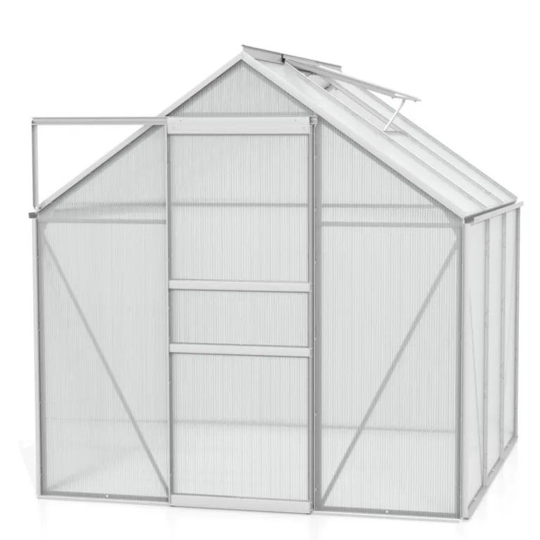 Vitavia Gewächshaus Venus 3800", Aluminium eloxiert, 3,8 m², 4 mm HKP | Wetterfestes & stabiles Treibhaus | Perfekt für Gemüse & Pflanzen | Robust & langlebig – Bild 1