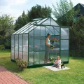 Vitavia Gewächshaus Mars 6700", smaragd grün, 6,7 m², 4 mm HKP | Wetterfestes & stabiles Treibhaus | Perfekt für Gemüse & Pflanzen | Robust & langlebig - Thumbnail 4