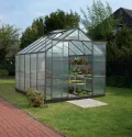 Vitavia Gewächshaus Mars 8300", schwarz, 8,3 m², 4 mm HKP | Wetterfestes & stabiles Treibhaus | Perfekt für Gemüse & Pflanzen | Robust & langlebig - Thumbnail 4