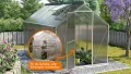Vitavia Gewächshaus Triton 7500" inkl. Stahlfundament, smaragd grün, 7,5 m², 4 mm HKP | Wetterfestes & stabiles Treibhaus | Perfekt für Gemüse & Pflanzen | Robust & langlebig - Thumbnail 6