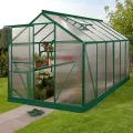 Vitavia Gewächshaus Triton 7500" inkl. Stahlfundament, smaragd grün, 7,5 m², 4 mm HKP | Wetterfestes & stabiles Treibhaus | Perfekt für Gemüse & Pflanzen | Robust & langlebig - Thumbnail 1