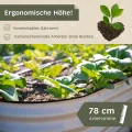 NATIV Hochbeet Metall Silber, 160x80x78 cm, ovales Beet für Garten, galvanisiert, wetterfestes und stabiles Gartenbeet für Gemüse, Kräuter & Blumen, langlebiges Pflanzbeet für den Außenbereich - Thumbnail 4