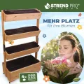 STREND PRO Balkon Hochbeet 4 Etagen Holz | 147x85x45cm (HxBxT) | Wetterfestes Vertikalbeet Pflanzentreppe Outdoor | Kräuterbeet Balkon für Blumen, Kräuter & Gemüse – für Terrasse, Garten - Thumbnail 7