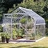 INNOLUX Gewächshaus Vitavia Diana 11500 aus Aluminium und Polycarbonat mit Wabenstruktur, 4 mm, 254 x 445 x H255 – Bild 2