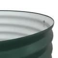vidaXL Hochbeet Grün 80 x 80 x 44 cm Stahl, Garten- und Terrassenpflanzentopf aus Stahl, langlebig, modern, für Blumen und Pflanzen, minimalistisches Design - Thumbnail 7