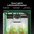 VIVOSUN Smart Growzelt Komplettset 80x80x160cm, WLAN-integriertes automatisches Grow-System mit 150W Vollspektrum-LED-Pflanzenlampe und effizientem Belüftungssystem mit GrowHub E42A+ Controller - Thumbnail 8