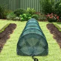 Pflanztunnel Netz, Garden Folientunnel 300x30x45cm, Faltbar Gartentunnel, Frühbeet Schutztunnel Gewächshaus mit Stecksystem, 6 Tunnelbögen Aufzucht Hochbeet Gemüsebeet Pflanzentunnel (Grün) - Thumbnail 10
