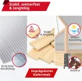 Schroth Home Frühbeet, Frühbeetaufsatz, Frühbeetkasten, Anzuchtkasten für Hochbeet, Blumenkasten, Anzucht Gewächshaus, Hochbeet Abdeckung, Pflanzkasten Minigewächshaus – 120 x 80 x 40 cm - Thumbnail 5