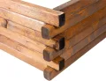 Greenspot - Hochbeet Holz - Kräuterbeet für Garten - 100x100 - aus Echtholz, Imprägniert - Gemüsebeet, Blumenbeet, Pflanzkübel XXL, Pflanzkasten - Timber Palisanderbraun - Thumbnail 6