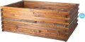 Greenspot - Hochbeet Holz - Kräuterbeet für Garten - 100x100 - aus Echtholz, Imprägniert - Gemüsebeet, Blumenbeet, Pflanzkübel XXL, Pflanzkasten - Timber Palisanderbraun - Thumbnail 7