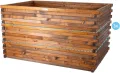 Greenspot - Hochbeet Holz - Kräuterbeet für Garten - 100x100 - aus Echtholz, Imprägniert - Gemüsebeet, Blumenbeet, Pflanzkübel XXL, Pflanzkasten - Timber Palisanderbraun - Thumbnail 8