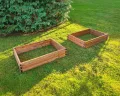 Greenspot - Hochbeet Holz - Kräuterbeet für Garten - 100x100 - aus Echtholz, Imprägniert - Gemüsebeet, Blumenbeet, Pflanzkübel XXL, Pflanzkasten - Timber Palisanderbraun - Thumbnail 3