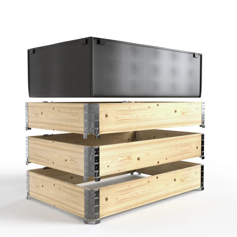 Schroth Home Frühbeete Hochbeete 120 x 80 x 100 cm – Frühbeet - Anzuchtgewächshaus - Hochbeet Abdeckung inkl. 3 Faltrahmen 120 x 80 x 20 (Frühbeet komplett) – Bild 9