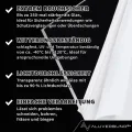 Polycarbonat-Platte 20x110cm 3mm dick - UV-beständig Bruchsicher Glas-Klar Robust & Vielseitig - Zuschnitt von Polycarbonat Transparent - PC Kunststoff-Glas - Gewächshaus-Platten - Thumbnail 4