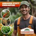 GARDEBRUK® Gewächshaus Aluminium 7,2m² mit Fundament 380x190cm inkl. 4 Dachfenster Tomatenhaus Treibhaus Anzuchthaus Garten Frühbeet Aufzucht 11,8m³ - Thumbnail 8