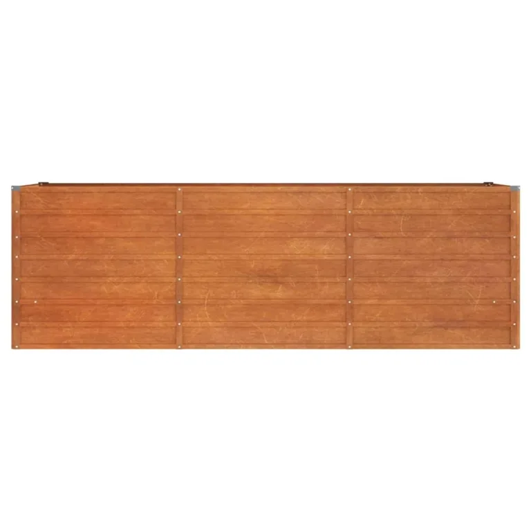 Festnight Hochbeet Metall Cortenstahl Rostig 240x80x77 cm Hochbeete für Garten Balkon Terrasse Kräuterbeet Pflanzkübel Gemüsebeet Pflanzkasten Hochbeet Blumenkübel Blumenkasten – Bild 4