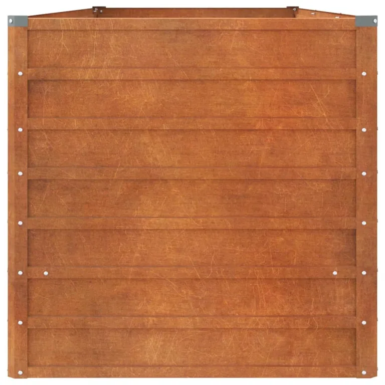 Festnight Hochbeet Metall Cortenstahl Rostig 240x80x77 cm Hochbeete für Garten Balkon Terrasse Kräuterbeet Pflanzkübel Gemüsebeet Pflanzkasten Hochbeet Blumenkübel Blumenkasten – Bild 5