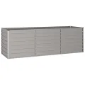 Festnight Hochbeet Metall Cortenstahl Rostig 240x80x77 cm Hochbeete für Garten Balkon Terrasse Kräuterbeet Pflanzkübel Gemüsebeet Pflanzkasten Hochbeet Blumenkübel Blumenkasten - Thumbnail 3