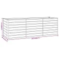 Festnight Hochbeet Metall Cortenstahl Rostig 240x80x77 cm Hochbeete für Garten Balkon Terrasse Kräuterbeet Pflanzkübel Gemüsebeet Pflanzkasten Hochbeet Blumenkübel Blumenkasten - Thumbnail 8