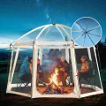 Bubble Zelt, Transparentes Zelt im Freien, Garten Iglu, Bubble House Zelt, Zelt Outdoorbubble, Bubble Iglu Zelt, Iglu Pavillon, Iglu-Kuppel, Garten, Terrasse, Überdachung, Unterschlupf. - Thumbnail 1